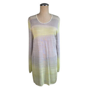 Les Copains Striped Knit Sweater Sz 8 NEW